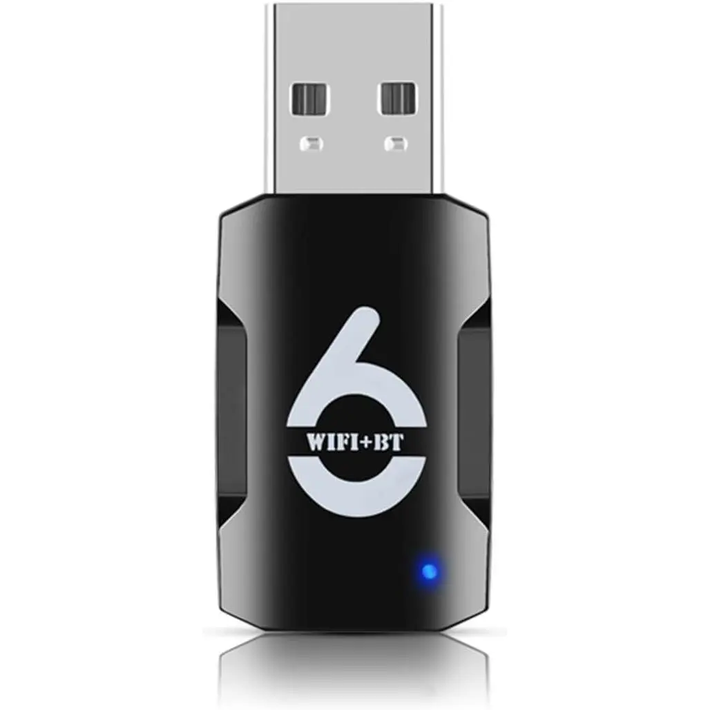 2-in-1 USB WiFi Bluetooth Adapter - WiFi Bluetooth USB, 900Mbps 2.4/5GHZ Dual-Band, WiFi and Bluetooth Adapter for PC/Laptop/Desktop, Wireless USB Adapter, Driver Free, Win 10/11
