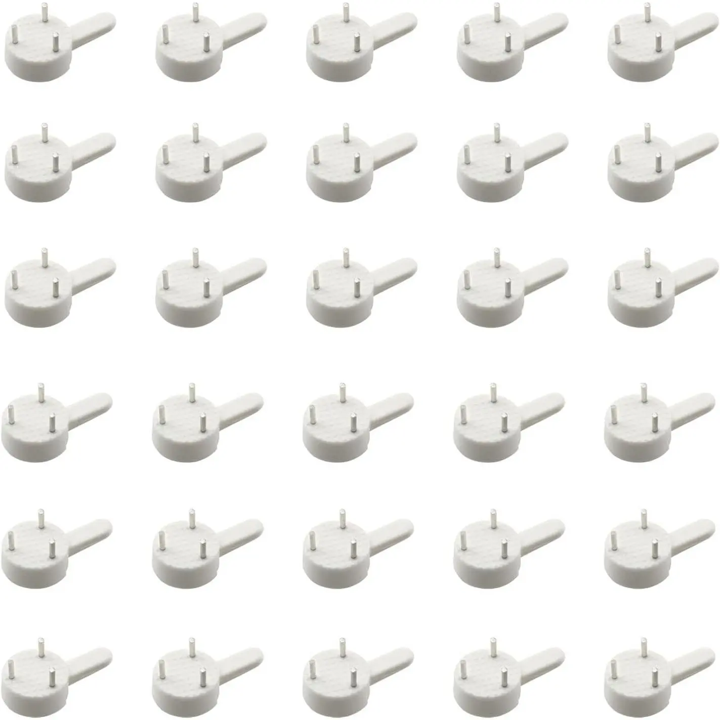 30 count Picture Hangers Without Nails Plastic Photo Frame Traceless Hook  Hardwall Hanger for Concrete Wall, Hardwall and Drywall