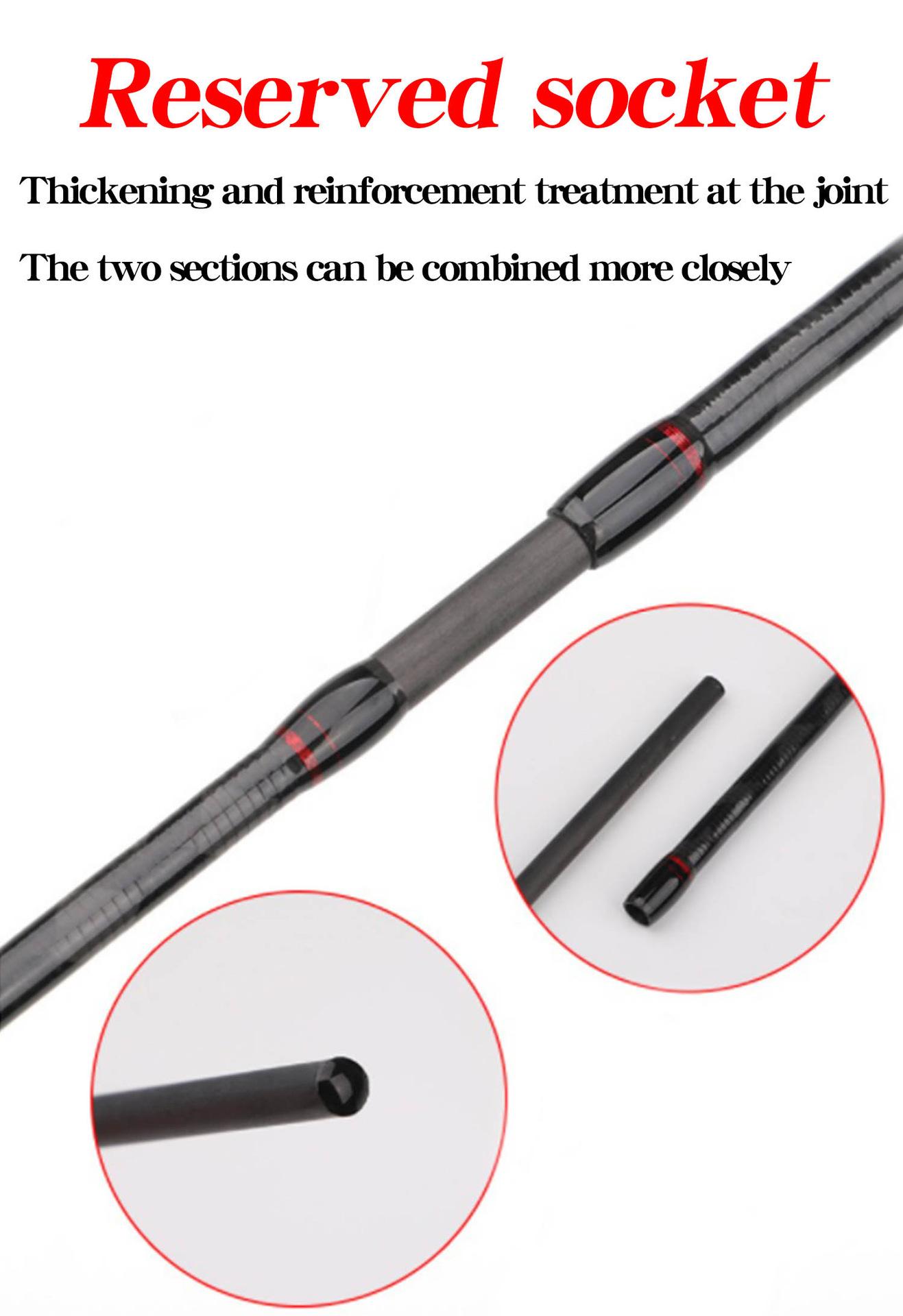 YJ Aquahunter Carbon Fiber Fishing Rod & Reel Combo, Casting & Spinning Rods L ML M Power, Versatile Long Casting Fishing Combo