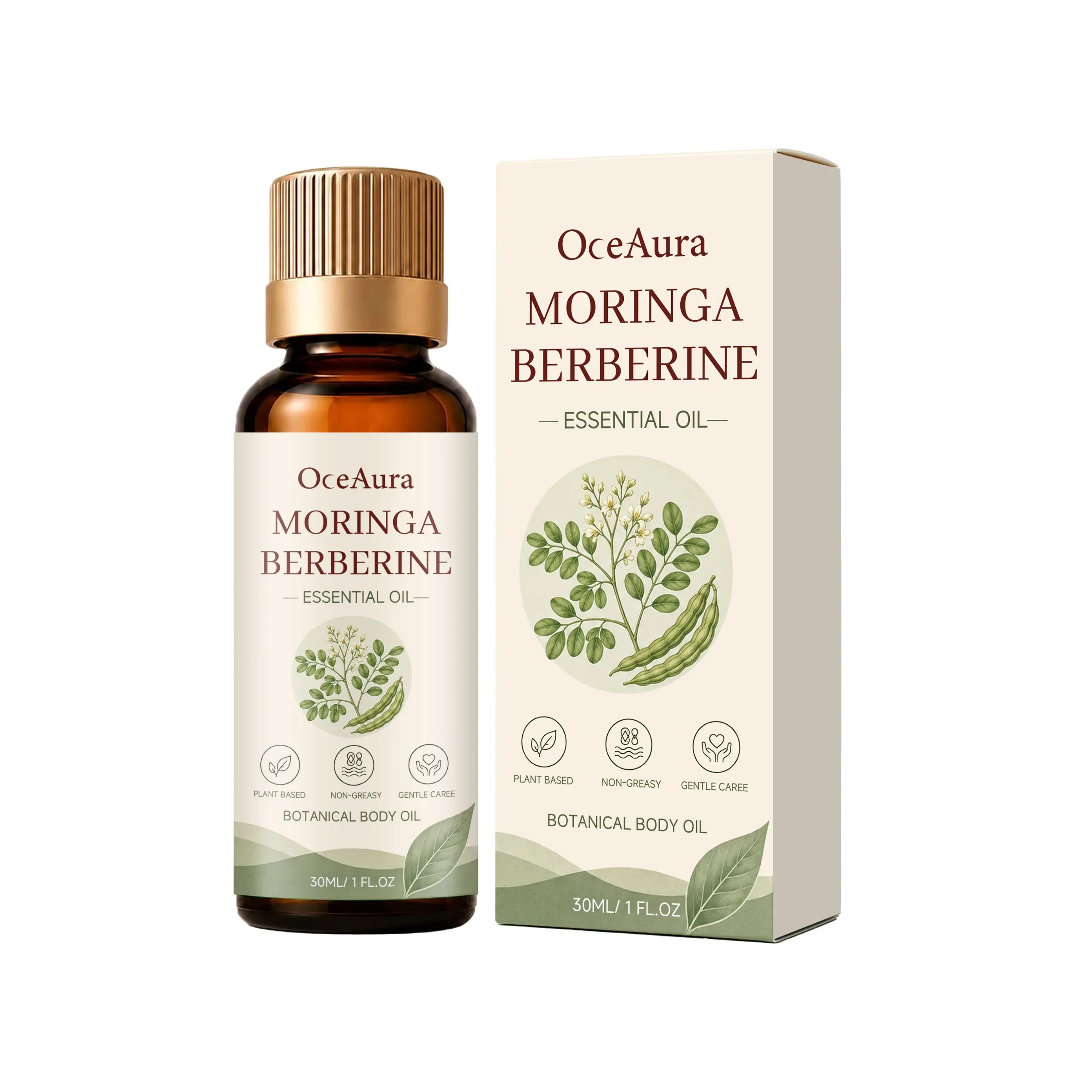 OVOFEM Moringa Berberine Oil, Ovofem Daily Support Odorless Essential Oil, Helps Restore Firmness, Elasticity