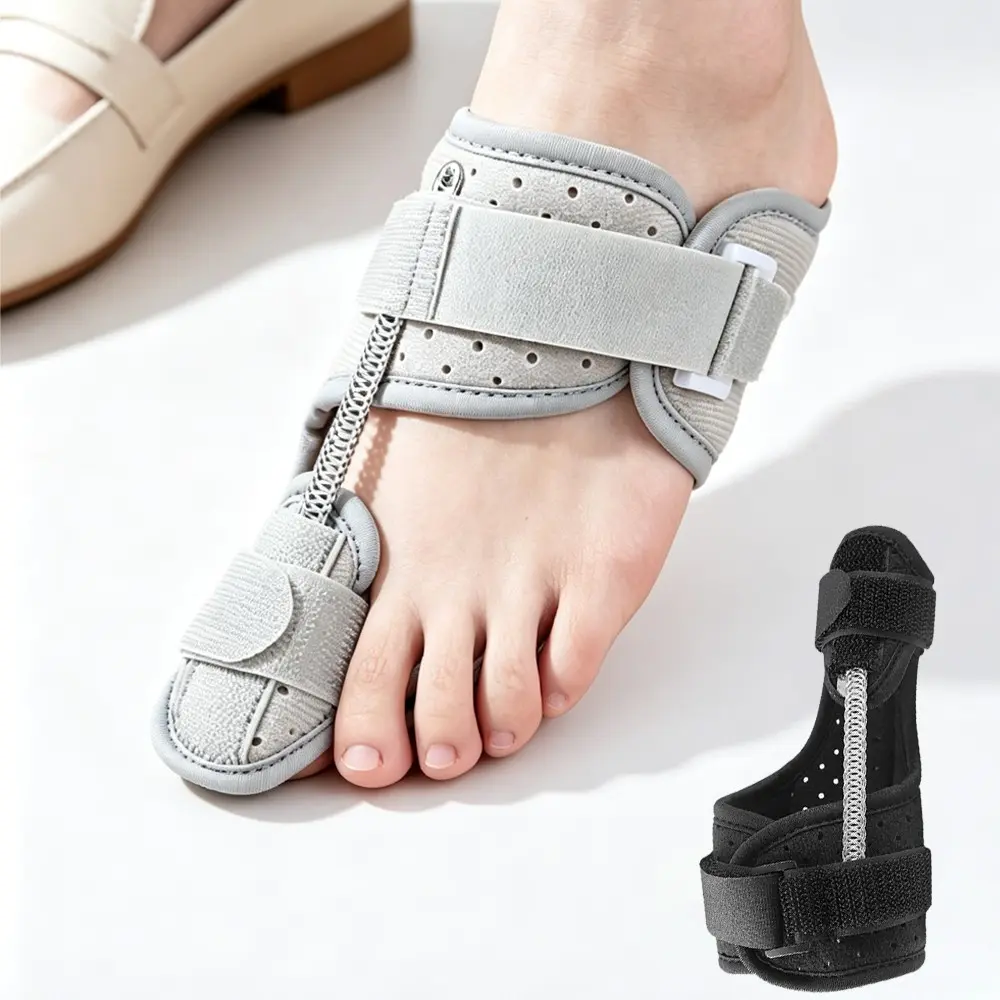 1PCS Adujustable Toe Brace Toe Fixation Band for Women Men - Foot Brace & Toe Support for Day & Night Use