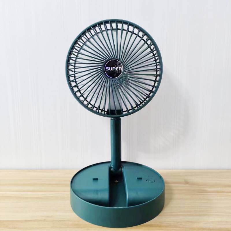 Portable Foldable Fan, USB Charging Retractable Mini Fan, High-Speed Silent Electric Fan, Outdoor Camping & Hiking Equipment