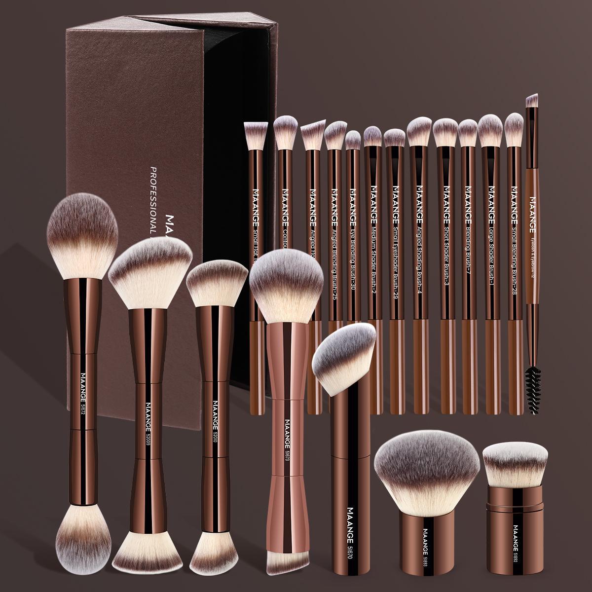 MAANGE Professional Soft Makeup Brush Set, Makeup Brush Kit, 1 set Multifunctional Makeup Brushes for Powder Liquid Cream, Makeup Tools for Women