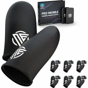 Gaming Finger Sleeves Cots Gloves Covers Protectors Thumb Hand Guard Sleeve for PUBG Mobile Phone Gamer Grip Pro