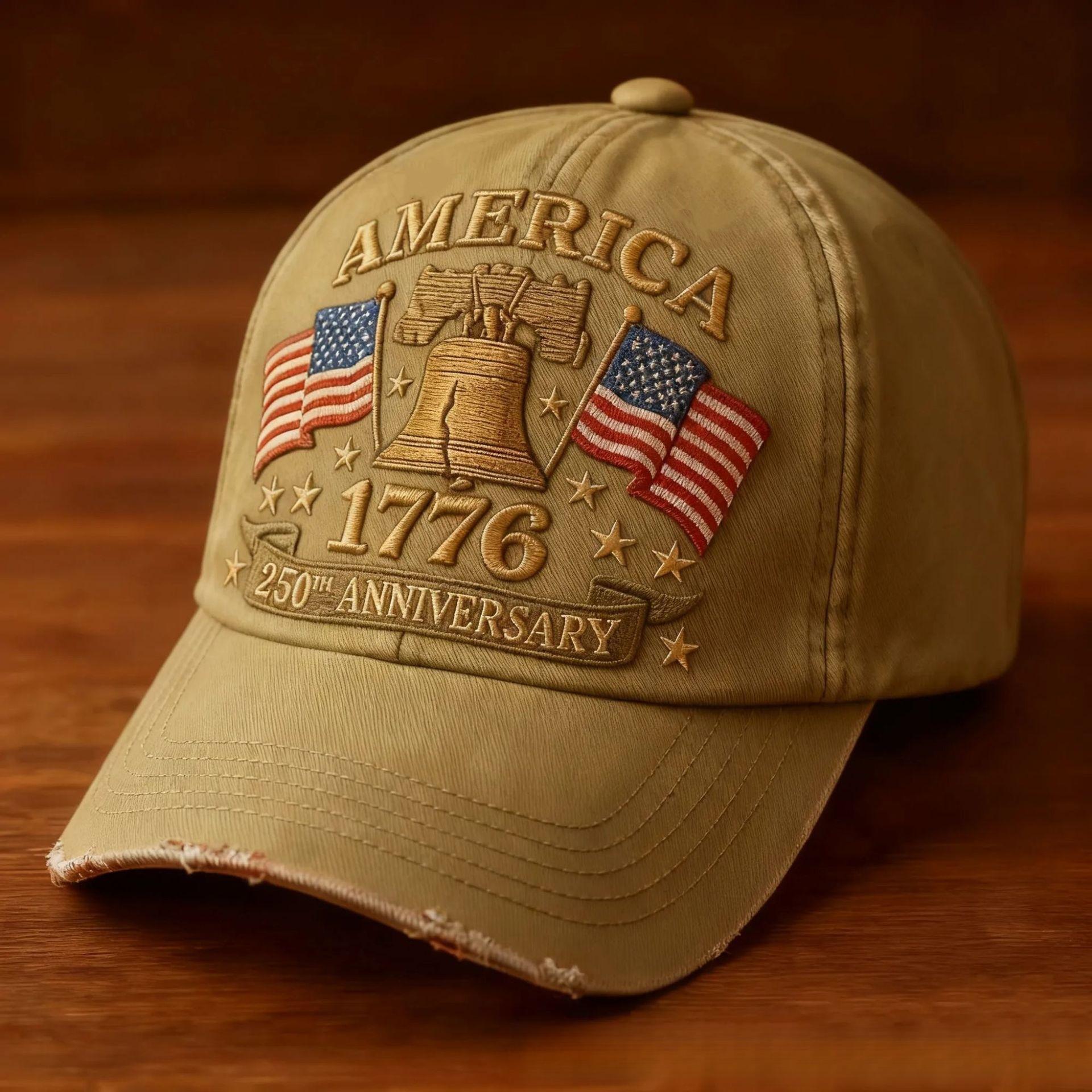 2026 New Printed Hat Marine Corps 250th Anniversary Cap Baseball Cap with National Flag
