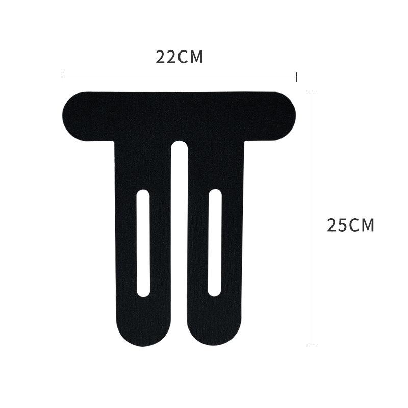 Knee muscle tape sports bandage for athletes, specifically for running, meniscus protection, pre-cut and integrated into muscle tape