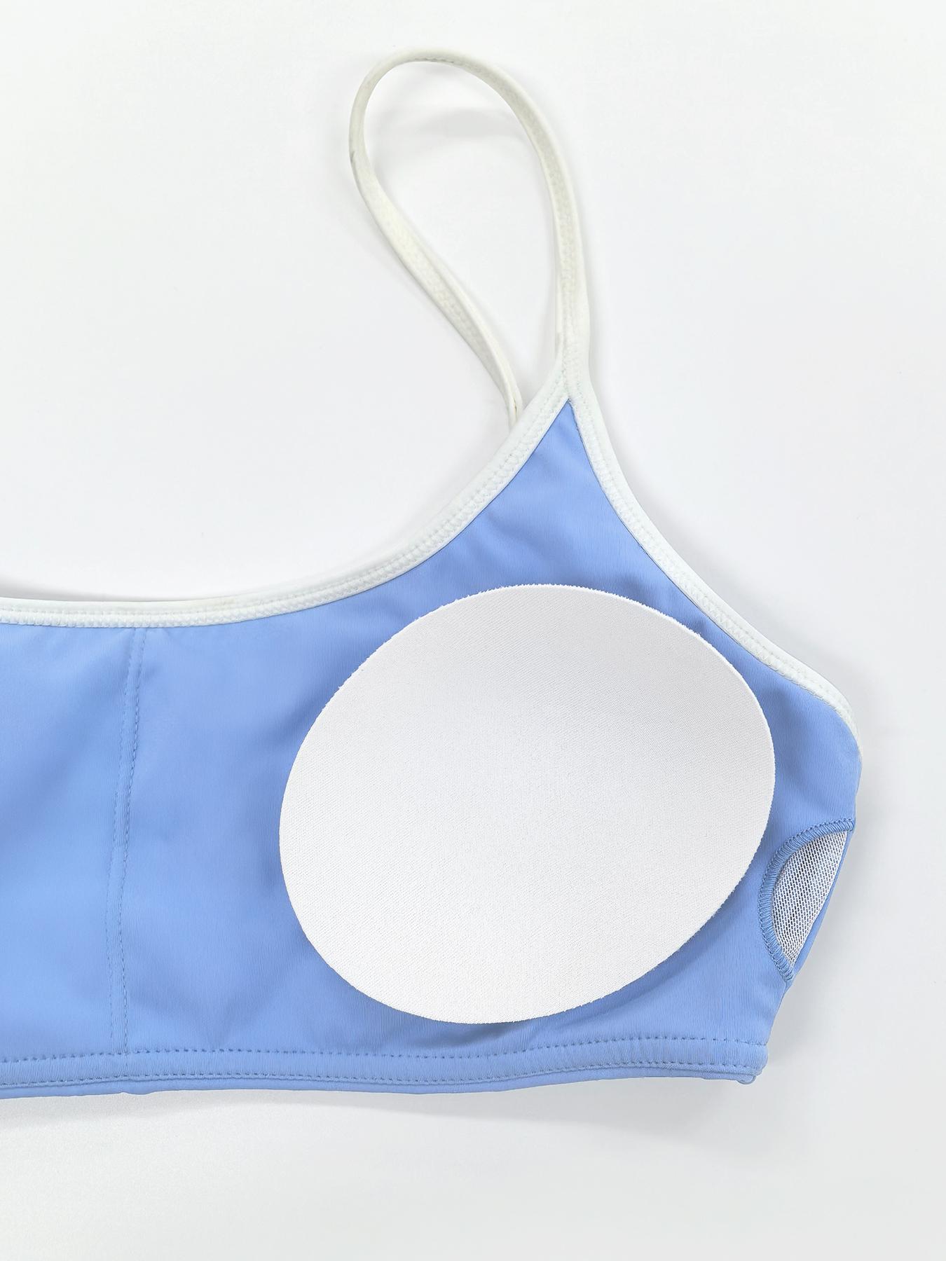 Two-Piece Set Women's Solid Crop Sports Bra & High Waist Skinny Shorts Tracksuit Set, Breathable Comfortable Sports Outfits for Yoga Gym Workout Running, Ladies Sportswear for All Seasons, Sports Fitness Wear