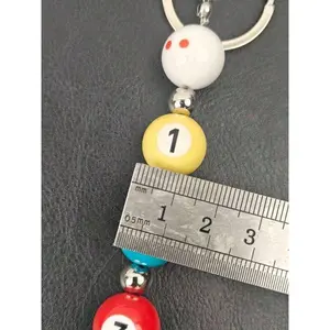 2025 Autumn New Arrivals Multicolour Billiard Ball Chain For Pants Punk Y2K Hip-Hop Men And Women One's Waist Luxury Accessories Halloween Festival Gift Product Numerical Sequence, Randomly Sent JPUK NGGW