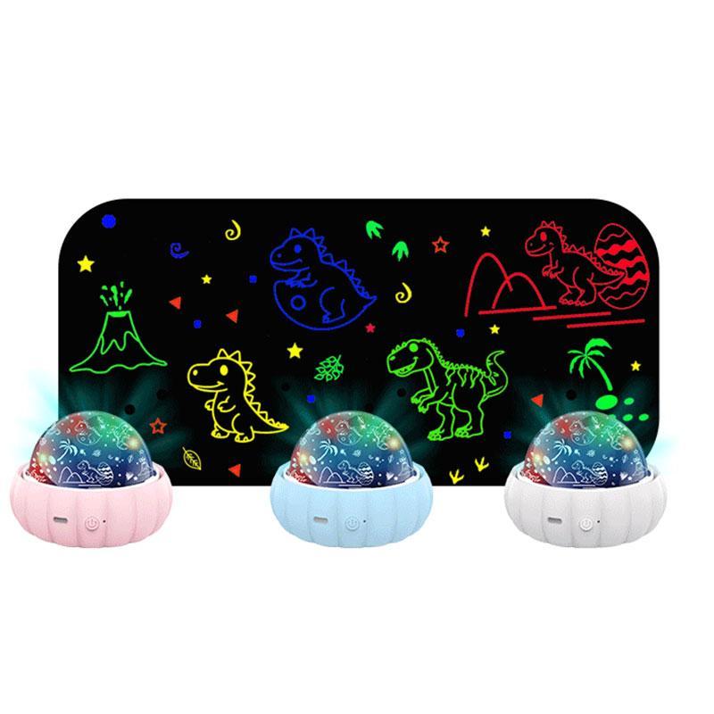 360 °   Rotating Night Light Planetarium Star Projector, 1 Count USB Powered Starry Sky Dinosaur Projector Light, Bedroom Ceiling Wall Decor, Best Gift for Boys Girls, Ceiling Projection Lamp, LED Projector Light
