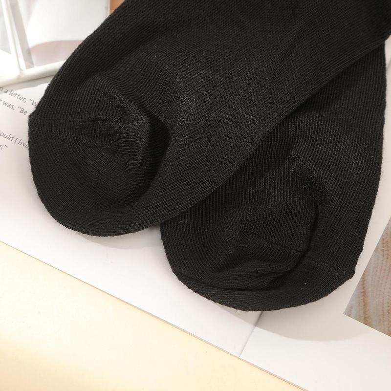 AWAYTR 1 Pair Women's Socks Medium Tube Socks Women's Sports Comfortable Anti Odor Soft Crew Socks