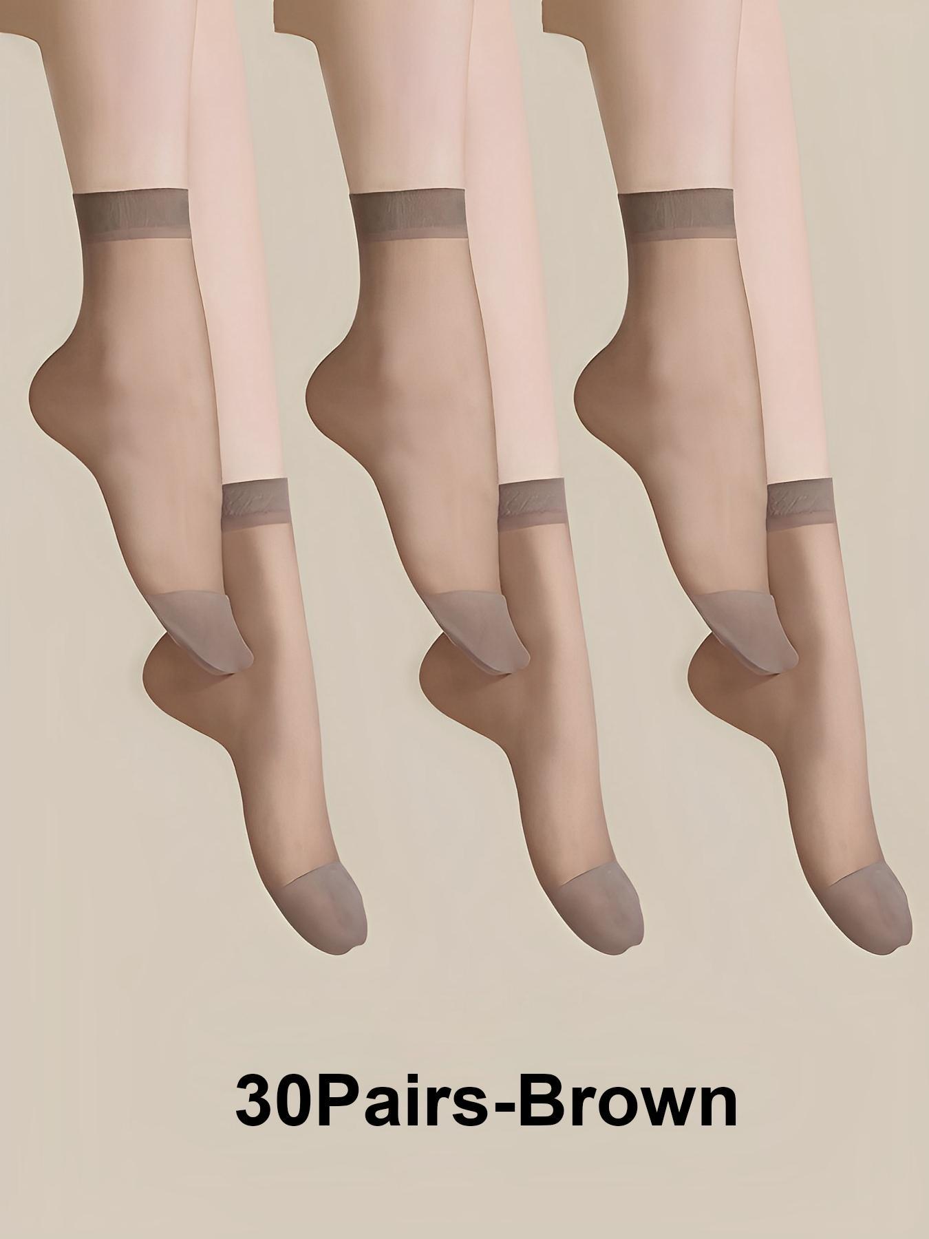 Women's Solid Color Low Cut Socks, Casual Comfy Breathable Minimalist Socks for Summer, Multipack Knit Socks for Women