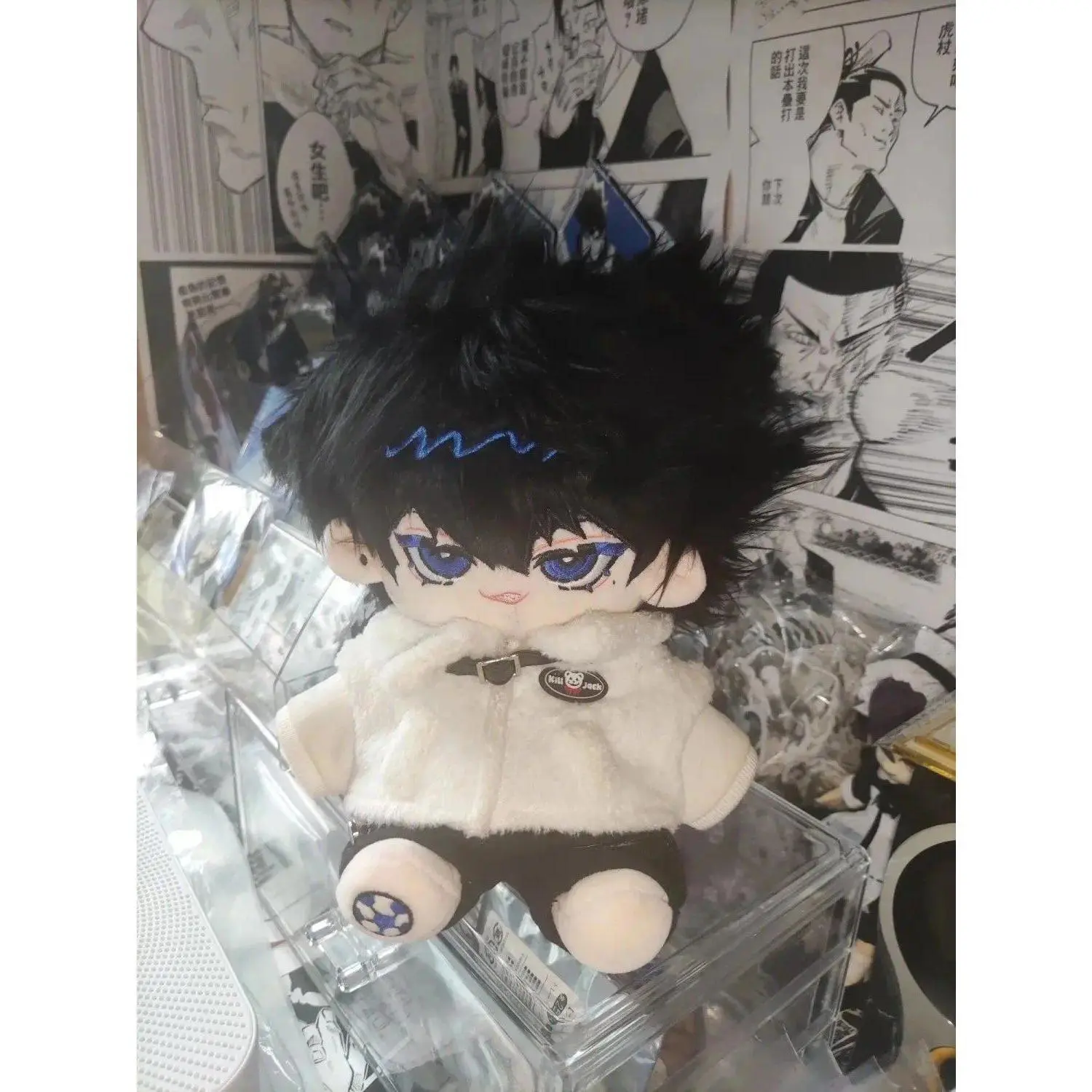 20cm Anime Blue Lock Attributes Karasu Tabito Cotton Doll Toys COS Children Adults Plush Dress-up Plushie Toys Kids Gifts