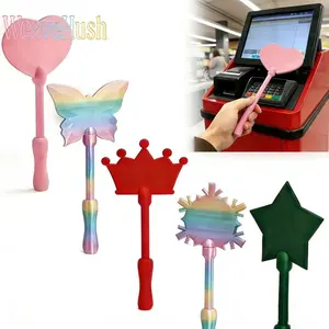 New Starlight Magic Wand Shaped Contactless Payment Clip, Trendy Daily‑Carry Essentials, Compact Mini Card Holder for Credit ID Cards While Shopping Commuting and Daily Outdoor Use