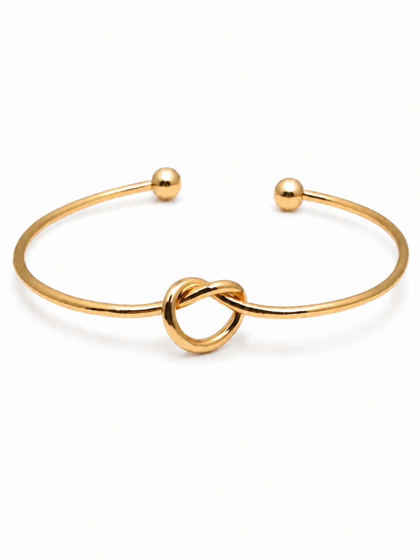 Eternal Love Knot Infinity Bracelet for Women, Adjustable Bangle, Elegant Jewelry Gift for Her, Stylish Accessory for Daily Wear