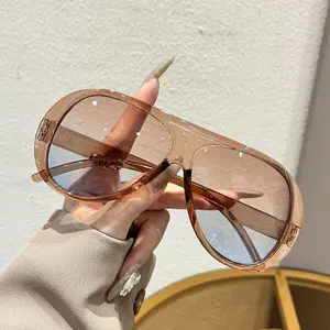Sports Eyewear 3-Piece Set: 2026 New European & American Style Large-Frame Aviator Sunglasses, Fashionable Sunglasses, Trendy Styling Sunwear, Trendy Styling Sunglasses