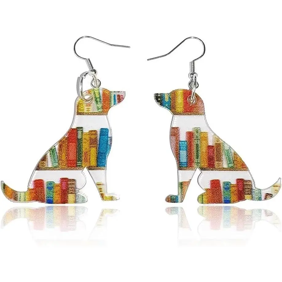 Bookcase Earrings,   Book Dangle Earrings for Women Book Lover, Bookshelves Earring  Graduation Teacher's Day Appreciation Gifts For Teacher
