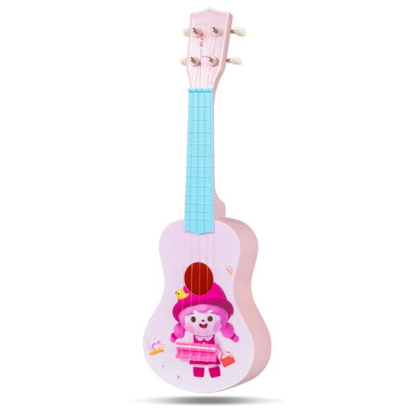 21" Kids Ukulele with Nylon Strings, BPA-Free ABS Mini Guitar for Beginners