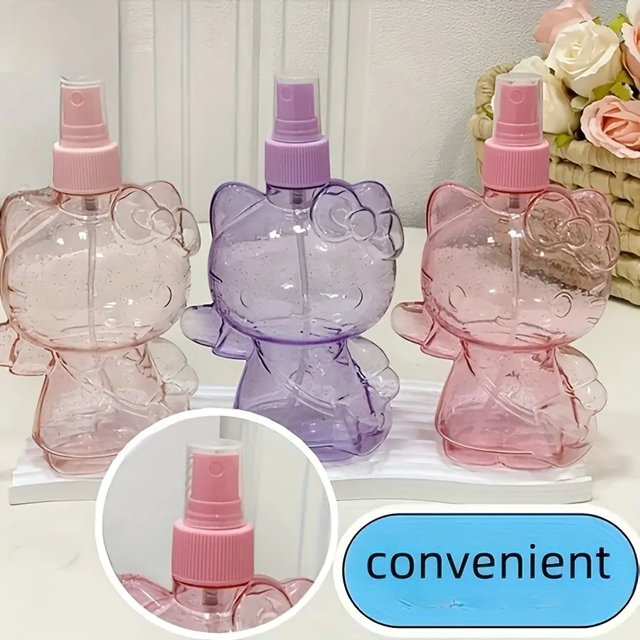 Cartoon Spray Bottle, Travel Refillable Cosmetic Spray Bottle, Ultra-Fine Mist Continuous Perfume Dispenser, Reusable Multi-Functional Spray Bottle