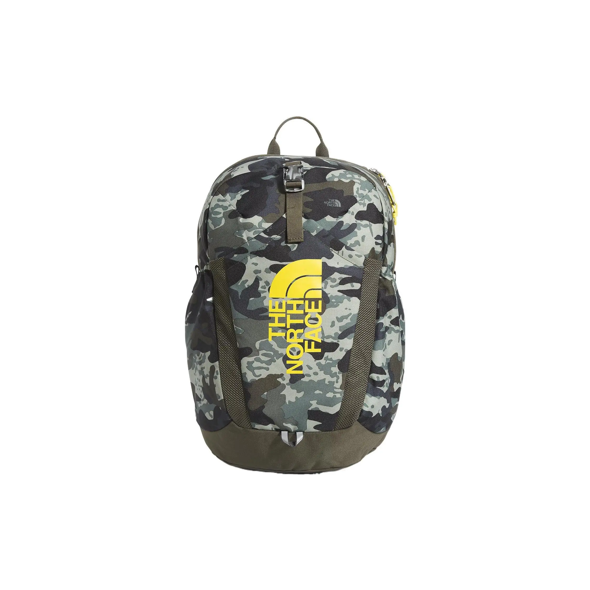 The North Face Youth Mini Recon Backpack – Casual Outdoor Bag for Teens, Camo Print, Made with Recycled Polyester
