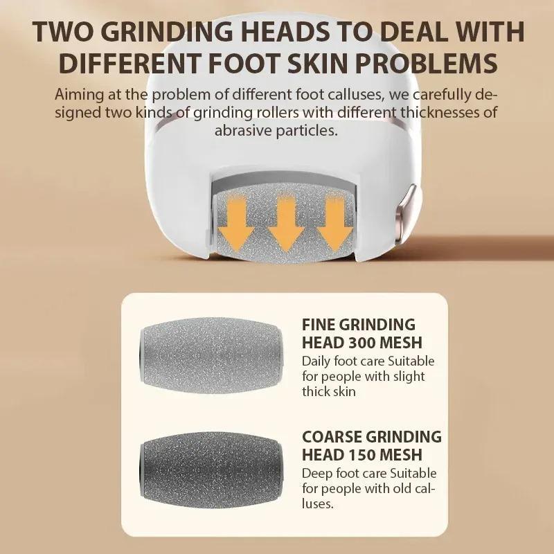 Rechargeable Electric Foot Grinder Dead Skin Remover Calluses Feet Scrubber Electric Foot File Dry Dead Cracked Foot Care Repair Christmas gift Christmas Supplies Rechargeable Electric Foot Grinder Dead Skin Remover Calluses Feet Scrubber Electric Foot File Dry Dead Cracked Foot Care Repair Christmas gift Christmas Supplies