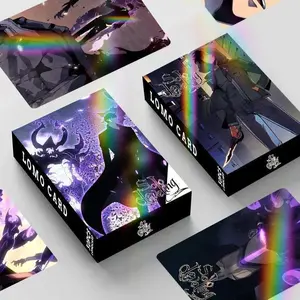 2026 hot itemLaser Flash Card, Solo Leveling:Arise Double-sided 30pcs Small Cards, LOMO Card, Anime Peripheral Photo Card, Collection Card