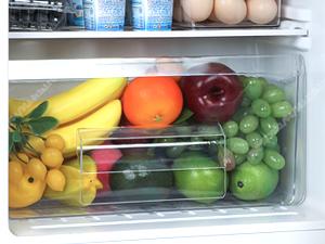 COWSAR 3.2 Cu.Ft Compact Mini Fridge with Freezer, 2-door Small Fridge with Adjustable Removable Shelves, for Bedroom/Office/Dorm/Home(GREEN)