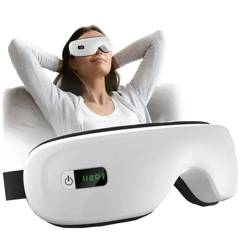 Smart Eye Massager, Foldable Eye Massage Tool with Bluetooth-compatible Music, Ideal for Home, Office, Outdoor Use