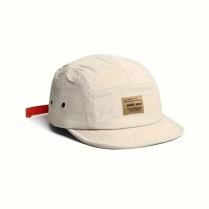 Men's Duckbill Snapback Hat, Retro Japanese Streetwear Cap in Lightweight Quick-Dry Polyester, Breathable Fabric, Mens Hats