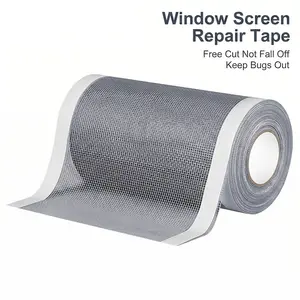Self-Adhesive Window Screen Repair Patch, Mosquito Net Fixing Film, Ideal for Damaged Screens and Mosquito Nets, Single Pack, Not Fall Off, Keep Out, Bugs Out