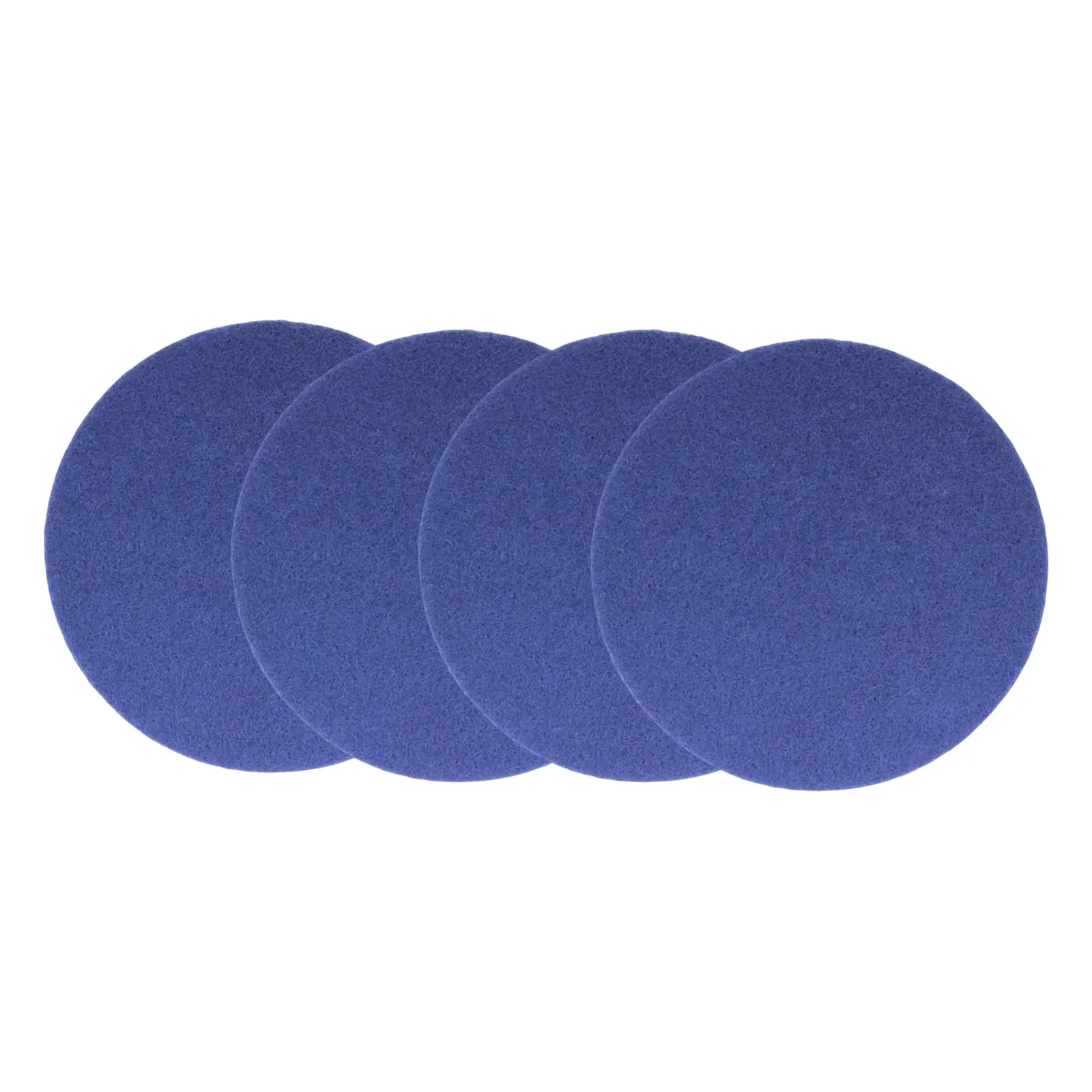 4-Pack Floor Cleaning Pads, 6.5 Inches, Blue, Ideal for Floor Mopping, Durable & Effective, Perfect for Home Use, Easy to Clean