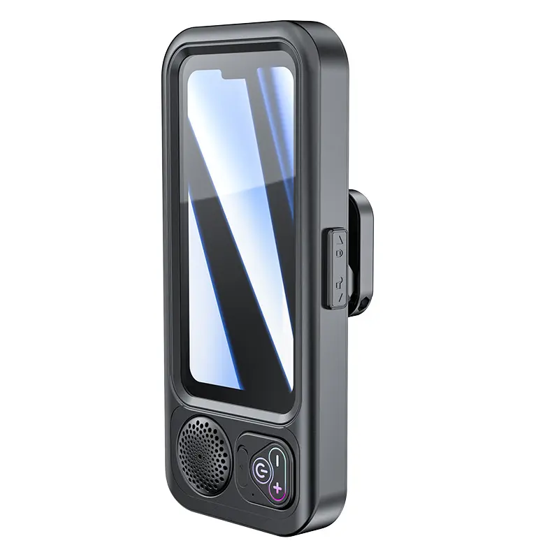Premium HBS615 Bathroom Waterproof Phone Case Bluetooth Speaker Audio Stand Phone Holder Touchscreen Phone Case for Showering