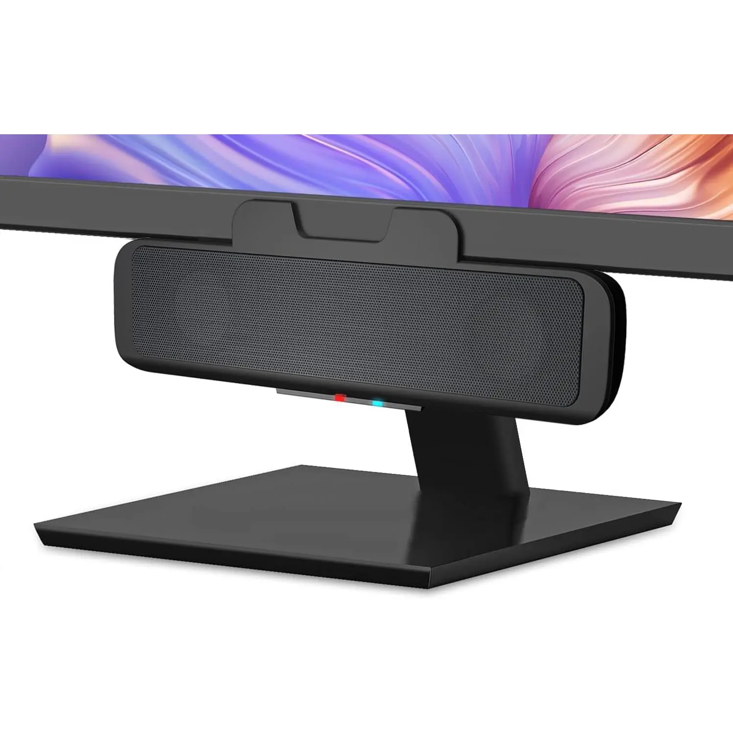 USB &  Speaker Bar (CA-2890BT) - USB  Speaker with Speakerphone for PC and  to Simultaneously Connect to Smartphones, Clamps to , Convenient Controls