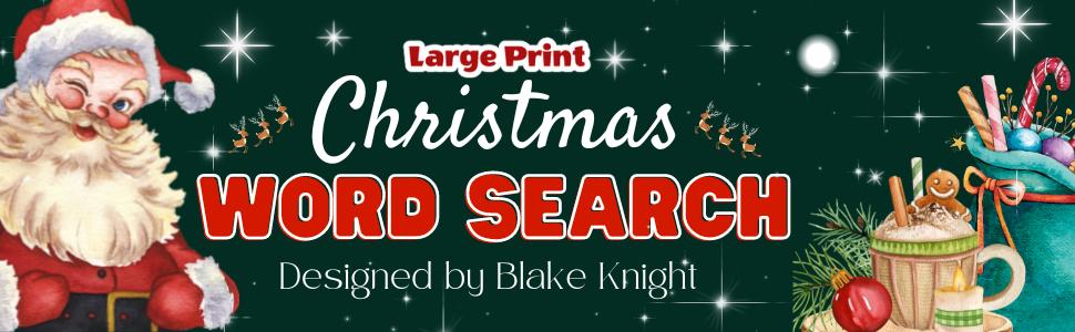 Christmas Word Search For Adults Large Print: 1000 Christmas Word Search Puzzle Books For Adults, Large Print Word Search Puzzles For Seniors, Holiday Word Search Books With Solutions
