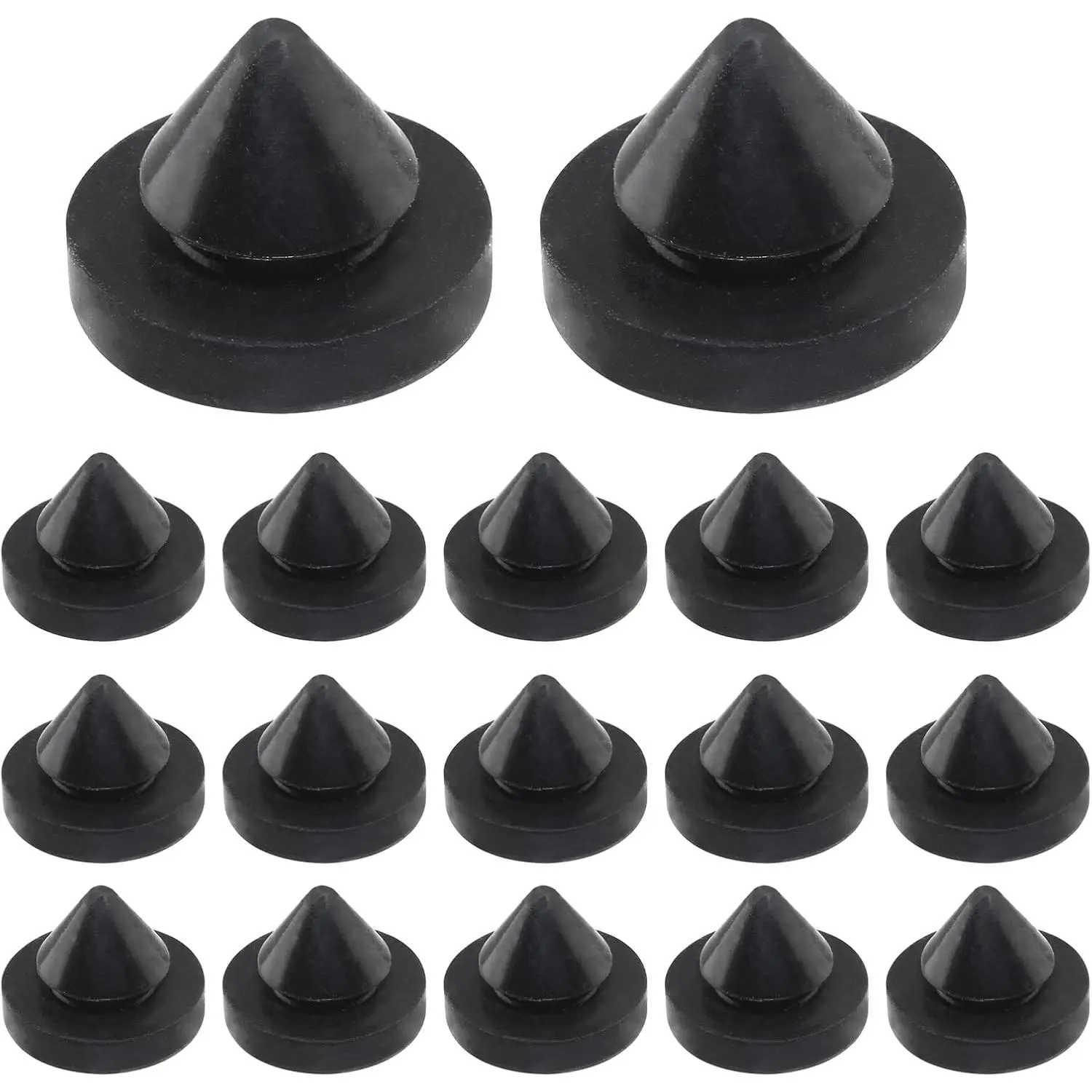 60 count Rubber Door Silencers, 1/2 Inch Anti- Stoppers | Durable Rubber Build With  Elasticity, Reduces Noise And Prevents , Ideal For Metal Frame Doors And  Use