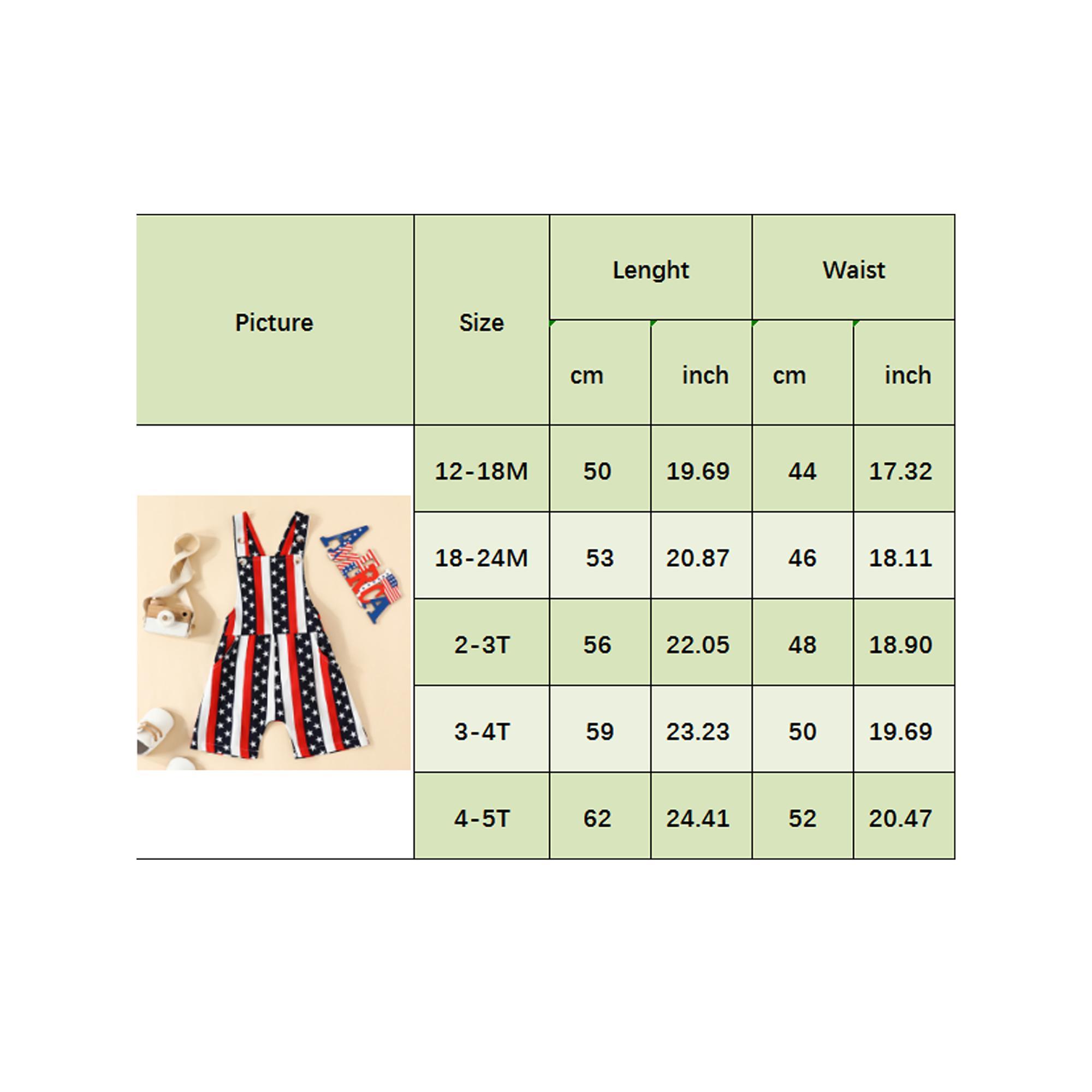 Kids Toddler Baby Boy Girl 4th Of July Overalls Romper Outfits Eagle Star Stripe Overalls Suspender Shorts Bib Pants Jumpsuit Kids Summer Clothes