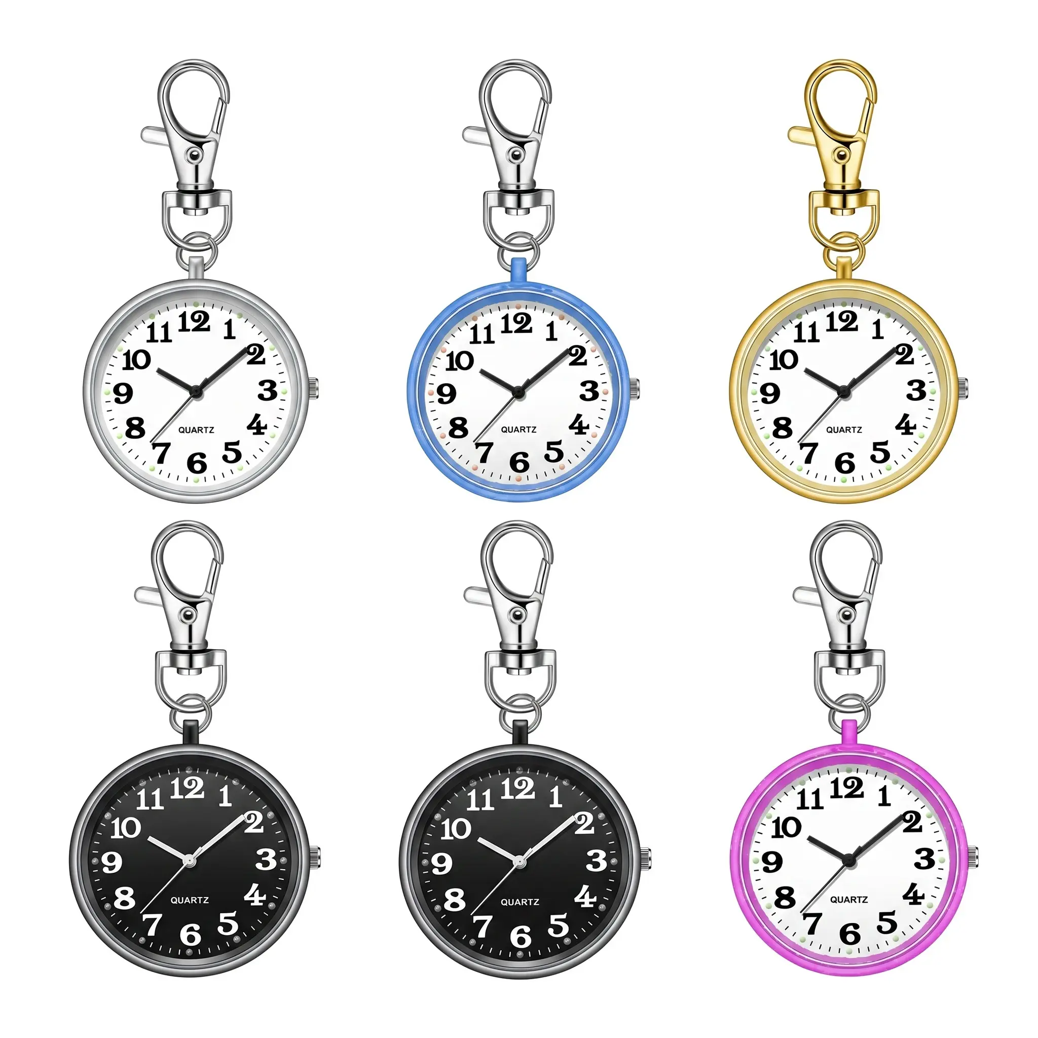 Unisex Vintage Small Pocket Watch - Analog Quartz Movement, Luminous Dial, 30M Water Resistant Exam Timer for Civil Service & College Entrance (Fashion Accessory), Unisex Wear
