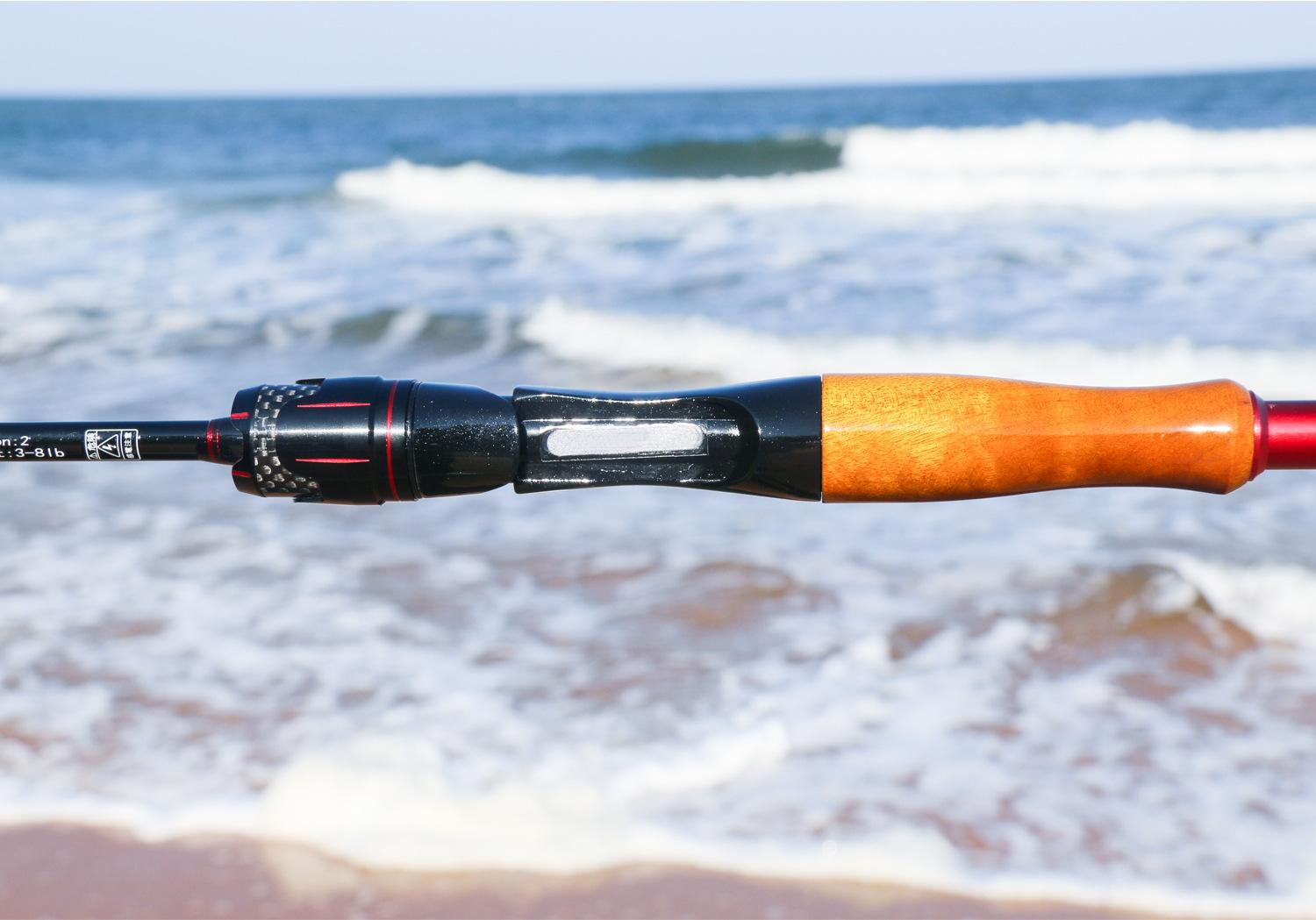 YJ Aquahunter Carbon Fiber Fishing Rod & Reel Combo, Casting & Spinning Rods L ML M Power, Versatile Long Casting Fishing Combo