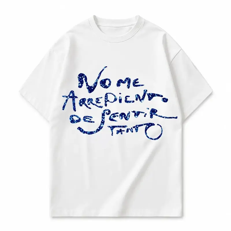 New Album No Me Arrepiento De Sentir Tanto V9 Premium Cotton T- - La Bichota Latin Queen Graphic Tee, Latin Pop Concert Tour Merch, Cute Festival Summer , Unisex Gift for Latin Fans women shirts oversized tshirt short pump
