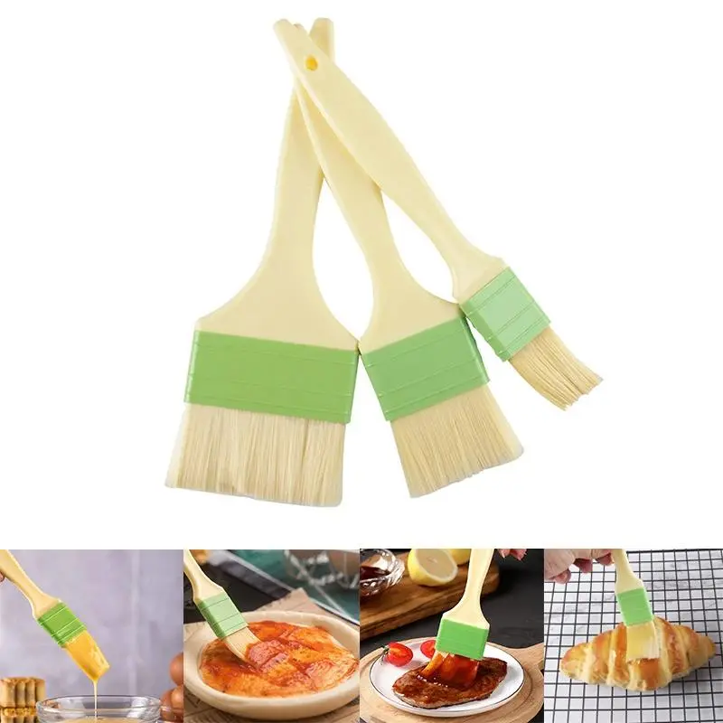 3pcs Oil Brush Baking Barbecue Pastry tools camping Egg Cake Bread Brushes Food For Kitchen Cooking tool bbq accessories dessert
