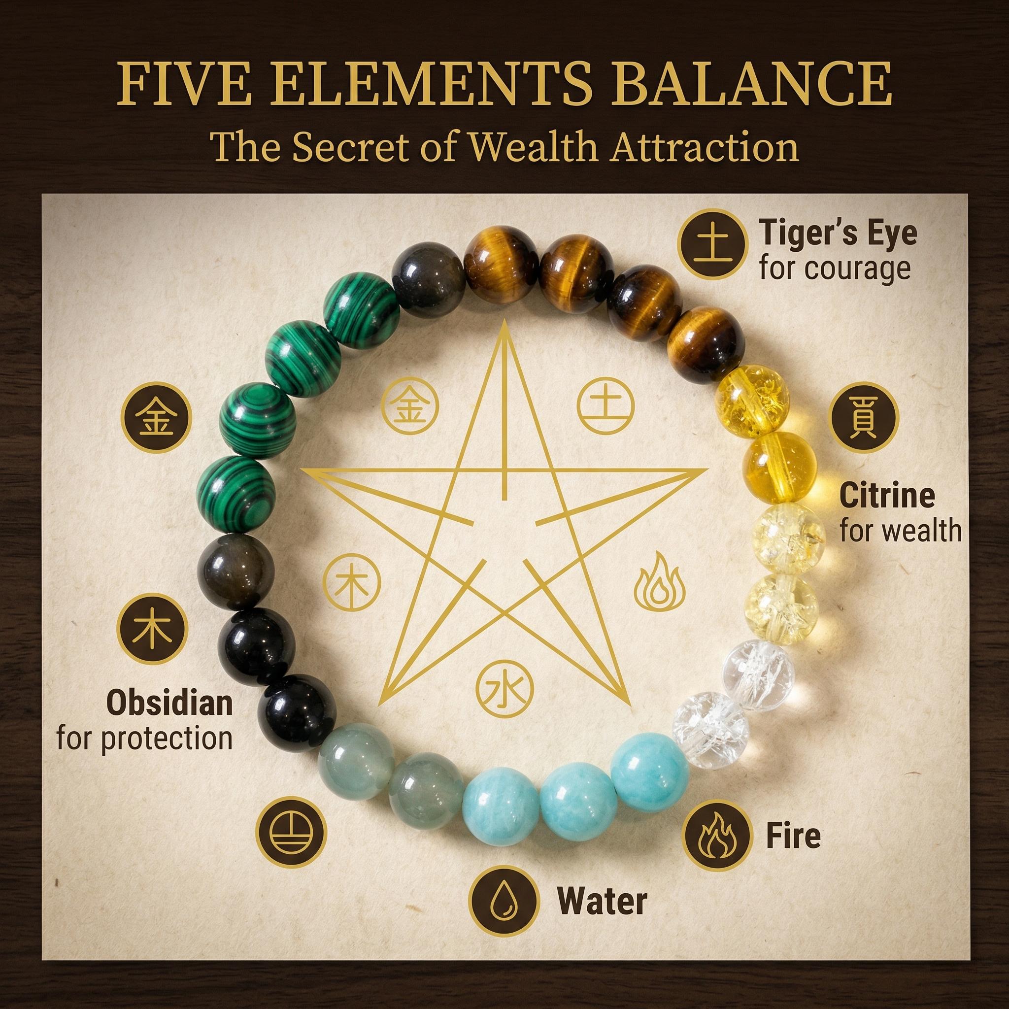 Good Luck Crystal Bracelet for Wealth |   Bracelet for Men Women |   Jade Bracelet |   Bracelet Stack Essential |   Matching Couple Bracelets |   Men Accessories