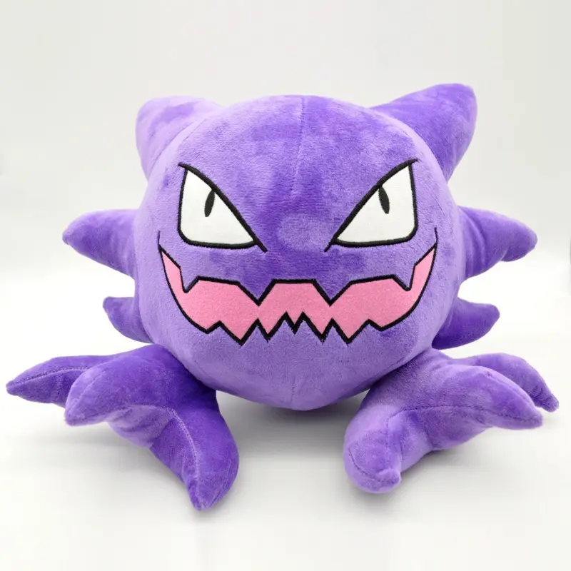 Pokemon Kawaii Gengar Haunter Soft Plush Toys Anime Fire Breathing Dragon Psyduck Pikachu Stuffed Peluche Dolls Birthday Gift