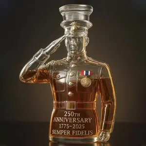 Tribute to American soldiers, tribute to the military spirit, forever loyal to the great America, 250th anniversary commemorative bottle