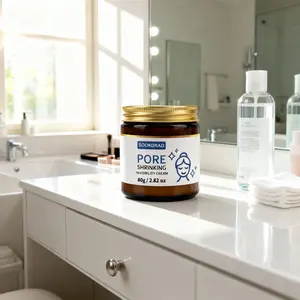 Pore Minimizing Concealer Cream, One-Step Formula, Full Face Coverage, Ideal for Lazy People, 80g/2.82oz, All Skin Types, Quick Application