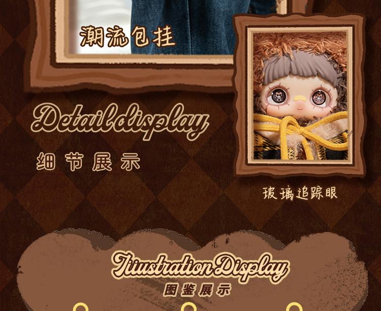 Maymei Tiny Bear Cookie Series Mini Blind Box 1PC(1 of 9 Possible Styles) Cute Keychain Figures Collectible Toys Birthday Gifts (1Pcs Blind Box)