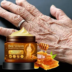 SUMIFANG Bee Venom Lifting Hand Cream 120g – Pro-Xylane + Hyaluronic Acid – Firming & Moisturizing – Targets hands and nail edges – Suitable for office workers and those who wash their hands frequently – Suitable for dehydrated and elastic skin