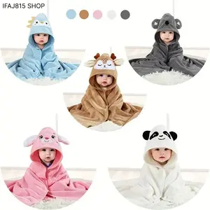 Ultra Soft Absorbent Bath Towel 31.5"x31.5" (80x80cm) Cute Animal Pattern Quick Dry Microfiber Towel for Bathroom, Beach, Travel, Kids Bath Time Blanket Style Multi Use Towel for All Seasons Home Essentials