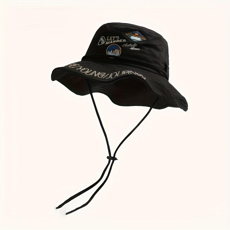 [Adjustable Bucket Hat] Lightweight Breathable Adjustable Embroidered Bucket Hat |       Sun Protection Outdoor Hat for Women |       Perfect for Camping, Hiking, and Fishing Adventures