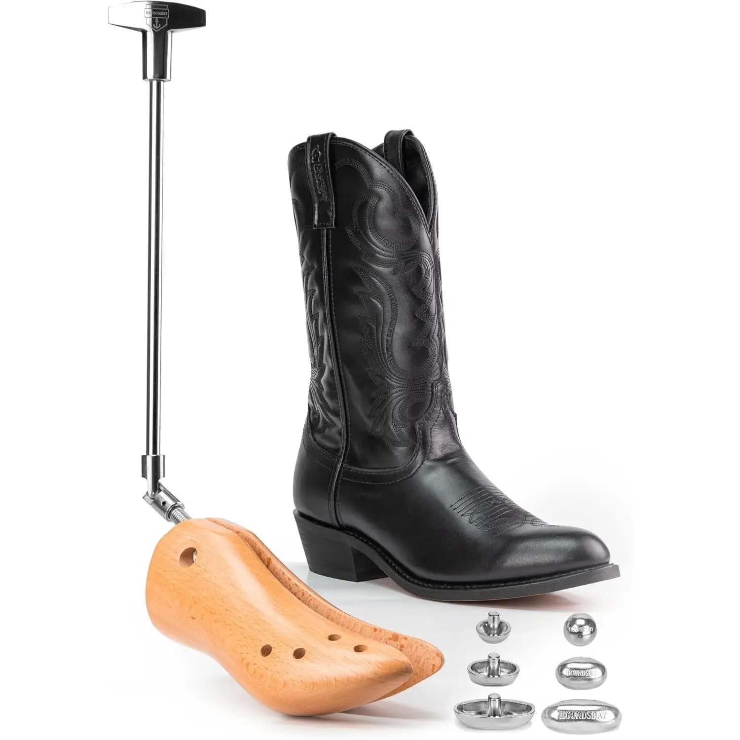 Bloodhound Professional Western Cowboy Boot Stretcher for Men & Women - Widener Shoe Stretcher For Cowboy Boots