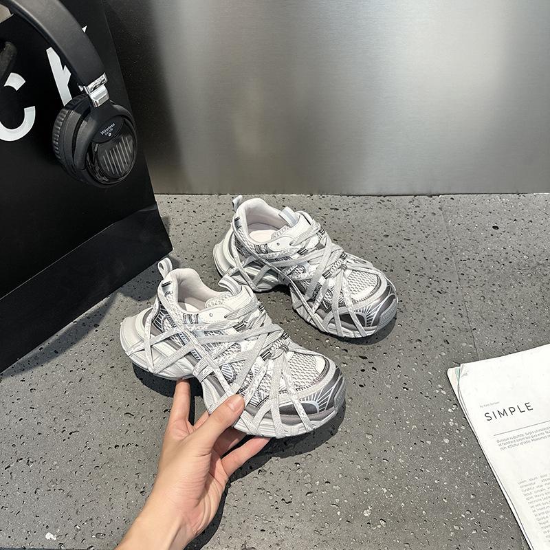 2026 lace-up dad shoes, distressed lace-up shoes, Spider-Man metallic casual shoes, sneakers, fashionable unisex shoes