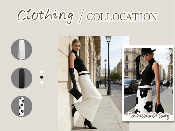 UOOZEE Women's 2026 New Autumn Spring Old Money H-Shaped Basic Womenswear Maxi Skirt, Minimalist Solid Loose Fit Zipper Elegant Daily Outings Date Night Outfit, Commuting Bottoms with Pockets